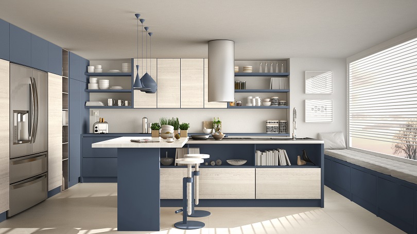 futuristic kitchen
