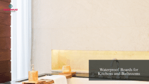 Waterproof boards bathroom boards, Wood door