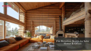 %Indowud - NFC board % 6 Fire retardant , Rice husk board, Wood door